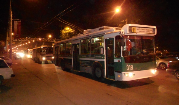 Приостановление движения троллейбусного маршрута №11 